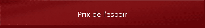 Prix de l'espoir