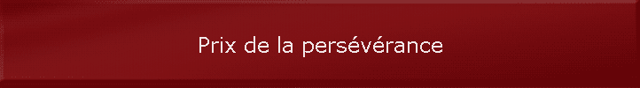Prix de la persvrance